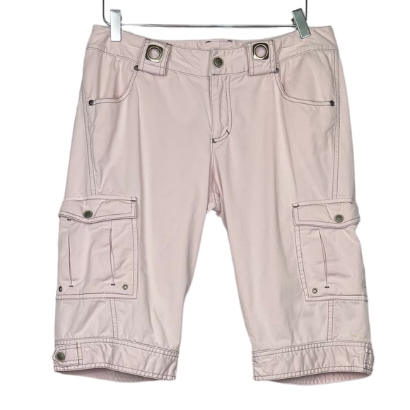 Athleta Shorts Athleta Short Womens Kick It Pale Pink Cargo Bermuda